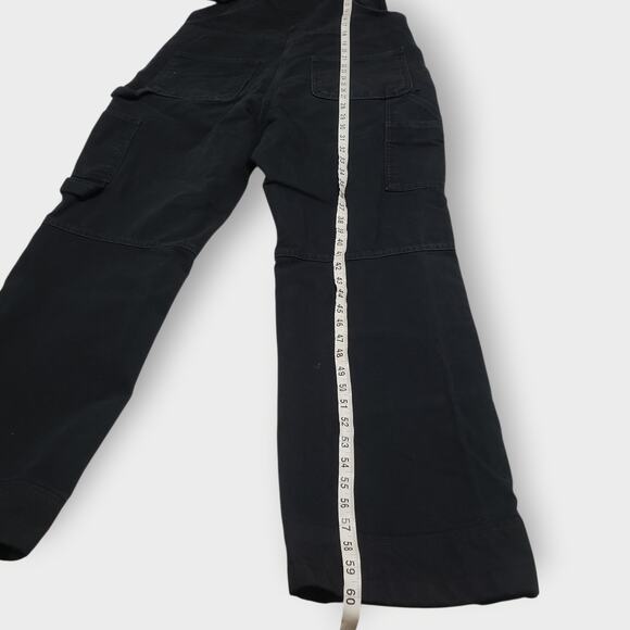 Carhartt Womens Weathered Duck Canvas Wildwood Bib Overalls Black Sz Lg (12-14) - Picture 13 of 13